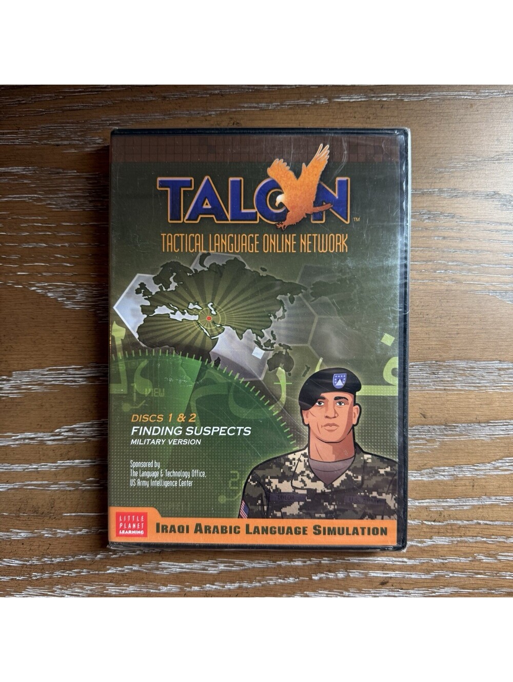 TALON Tactical Language Finding Suspects Discs 1 & 2 Iraqi Arabic  NEW SEALED